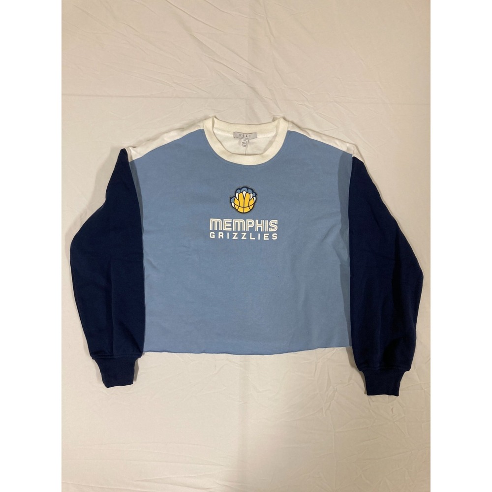 Memphis Grizzlies Sweatshirt Basketball Women's Wear by Erin Andrews - Small